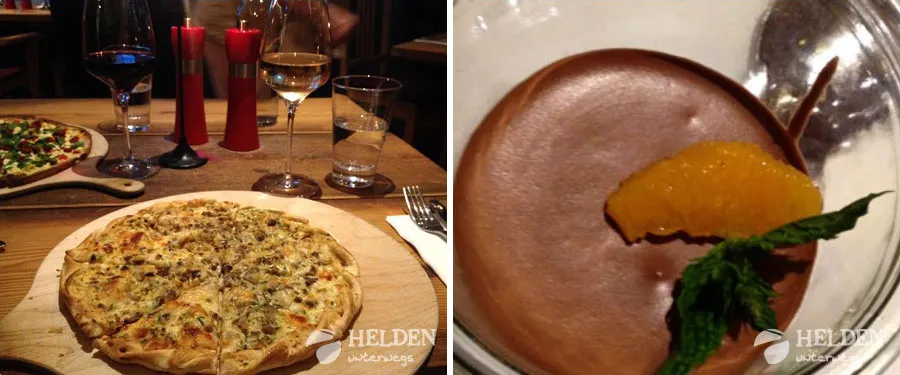 Abendessen im Bistro